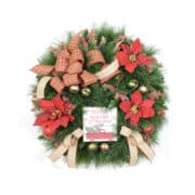 Jingle Bells Artificial Christmas Wreath